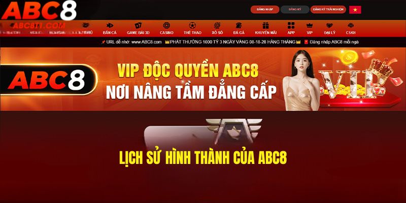 Lịch sử hình thành của ABC8